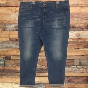 Ava & Viv 26W Sanded Recto Stretch Denim Jeans